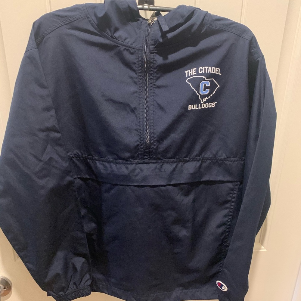 The Citadel pullover windbreaker/rain jacket